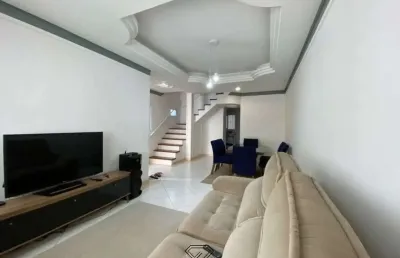 Sobrado com 3 quartos, caiçara, praia grande - r$ 650 mil, cod: 385