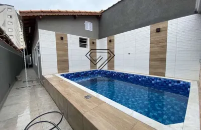 Casa com 2 quartos, caiçara, praia grande - r$ 720 mil, cod: 77