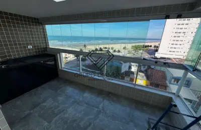 Apartamento 2 quartos 1 suite vista mar para locação na mirim