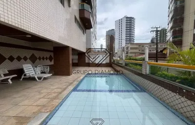 Apartamento com 2 quartos, caiçara, praia grande, cod: 477
