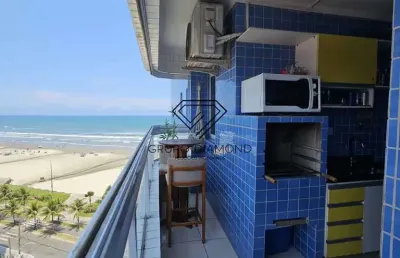 Apartamento com 2 quartos, balneário maracanã, praia grande - r$ 480 mil, cod: 787