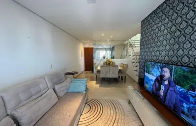 Cobertura duplex para venda em são bernardo do campo, centro, 4 dormitórios, 1 suíte, 2 banheiros, 2 vagas