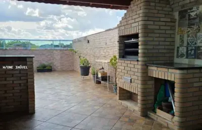 Cobertura para venda em santo andré, jardim santo antônio, 3 dormitórios, 1 suíte, 3 banheiros, 2 vagas