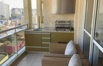 Apartamento para locação em santo andré, centro, 3 dormitórios, 3 suítes, 4 banheiros, 2 vagas