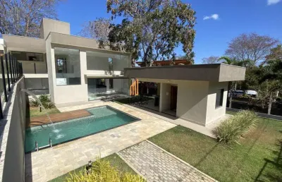 Casa em condomínio para venda em lagoa santa, canto do riacho, 5 dormitórios, 5 suítes, 7 banheiros, 8 vagas