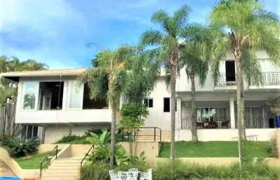 Casa com 4 dormitórios à venda, 753 m² por r$ 4.500.000,00 - condomínio marambaia - vinhedo/sp