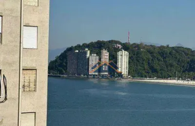 Apartamento com 3 dormitórios à venda com vista para o mar - centro - são vicente/sp