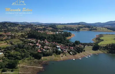 Espetáculo de chácara com acesso para represa  porteira fechada