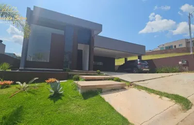 Casa nova e térrea  com 3 suíte  em condomínio terras de santa cruz , bragança paulista - sp