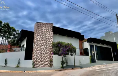 Casa nova terrea com arquitetura moderna , bragança paulista - sp