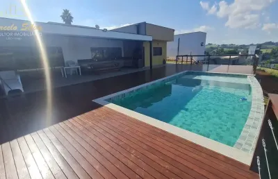 Represa  , casa nova e térrea ,  condomínio com garagem náutica