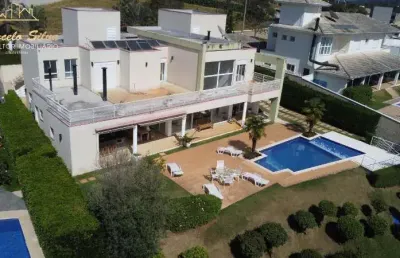 Maravilhosa na represa, 5 suítes,  casa em condomínio com acesso pra água