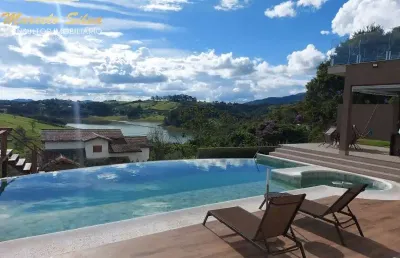 Represa, alto padrão casa em condomínio, joanópolis - sp