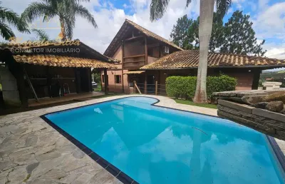 Represa bragança paulista, casa estilo rústico condomínio bragança paulista