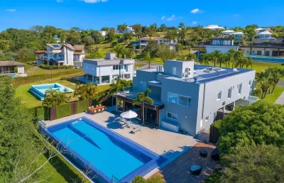 Casa 5 suítes , alto padrão no condomínio jardim das palmeiras, bragança paulista - sp