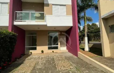 Sobrado em residencial fechado com 3 dormitórios para alugar, 118 m² por r$ 3.200/mês - jardim dos pinheiros - atibaia/sp