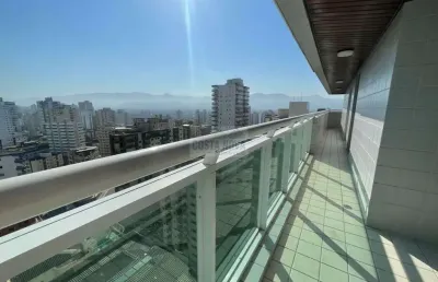 Apartamento  de 102 m² com 2 suítes  e 1 lavabo vista mar e serra - tupi