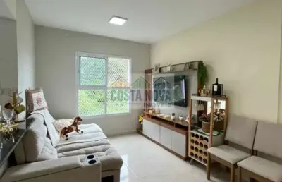 Apartamento de 60m², de 2 quartos semi mobiliado, com vista livre para a natureza