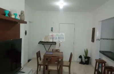 Apartamento com 66m², com 1 suíte, 1 vaga e 100mts da praia