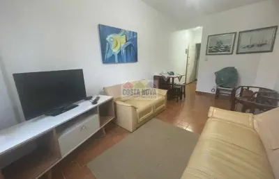 Apartamento mobiliado, 1 dormitório, a 80 metros do mar, vila caiçara em praia grande