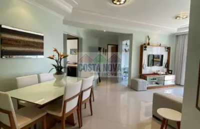 Apartamento com 3 dormitórios, 2 vagas e lazer completo a 300m do mar