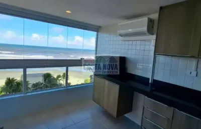 Apartamento 3 quartos, frente mar total, no balneário florida