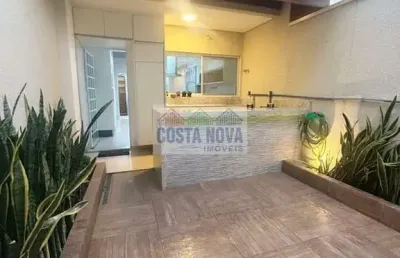 Sobrado com 3 suítes, área gourmet e escritório na água fria, próximo ao metrô