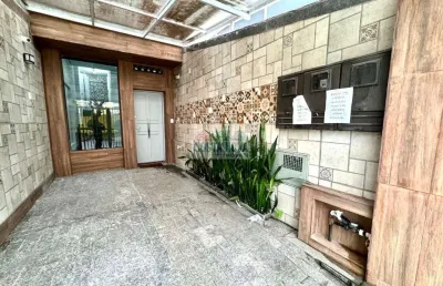 Sobrado com 3 quartos, 3 banheiros, 1 vaga de garagem no bairro gonzaga em santos.