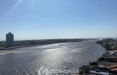 Apartamento de luxo frente à lagoa com vista para o mar – mobiliado e completo
