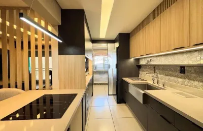 Apartamento 105m2, 3 suítes, lavabo, varanda gourmet, 2 vagas cobertas, área de lazer, zona sul de ribeirão