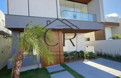 Maravilhosa casa com 3 suítes no hortoville! condomínio com total infraestrutura!