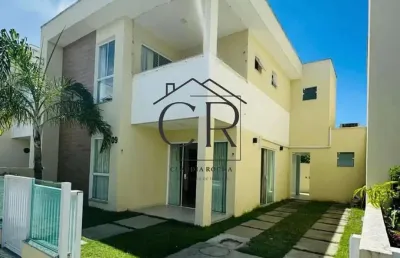 Excelente casa com 4/4 no condomínio foz do joanes!