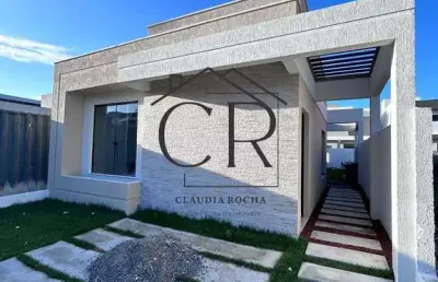 Casa em condomínio fechado com 3 quartos à venda na 1ª Travessa Busca Vida, Abrantes, Camaçari