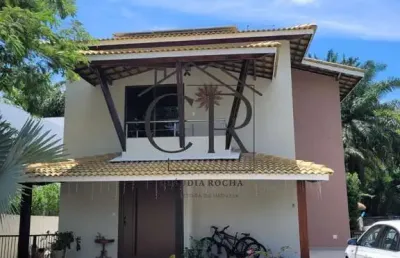 Casa em condomínio fechado com 4 quartos à venda na Rua Abrolhos, Alphaville (Abrantes), Camaçari