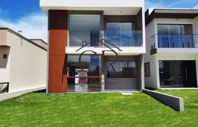Casa em condomínio fechado com 4 quartos à venda na 1ª Travessa Busca Vida, Abrantes, Camaçari