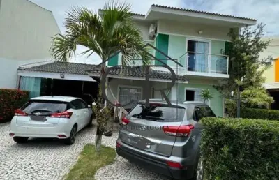 Maravilhosa casa com 4 suítes em condomínio fechado no melhor de lauro de freitas!