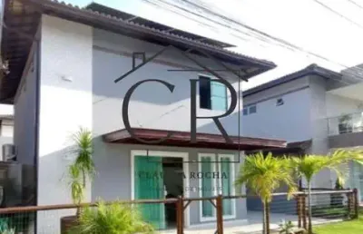 Casa em condomínio fechado com 2 quartos à venda na 1ª travessa barro vermelho, abrantes, camaçari por r$ 780.000