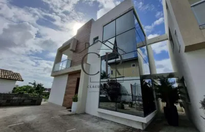 Casa duplex, 4/4 sendo 3 suítes na melhor localização de lauro de freitas!