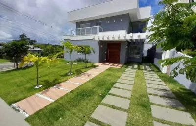 Casa em condomínio fechado com 4 quartos à venda na rua principal, alphaville (abrantes), camaçari por r$ 1.670.000