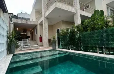 Casa em condomínio fechado com 4 quartos à venda na rua perequeaçu, vilas do atlantico, lauro de freitas por r$ 1.800.000