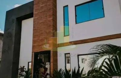 Um espetáculo de casa na melhor localização da estrada do coco, em condomínio com total segurança