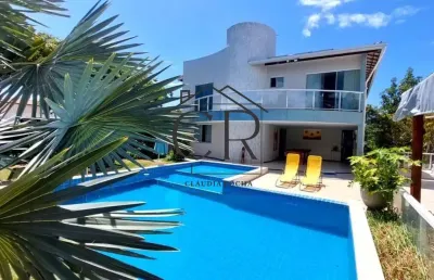 Casa em condomínio fechado com 4 quartos para alugar na Rua Algarve, Abrantes, Camaçari