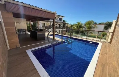 Impecável! casa em alameda com portaria 24h, no coração de vilas do atlântico!