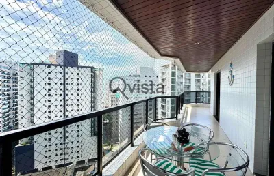 Apartamento padrão à venda, pitangueiras, guarujá, sp