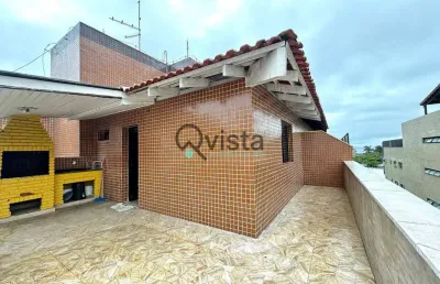 Cobertura 2 dormitórios  à venda nas astúrias  no guarujá | qvista inteligência imobiliária guarujá