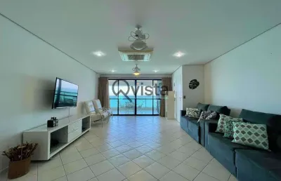 Apartamento vista mar, 3 dormitórios, 3 suites, lazer completo venda na pitangueiras no guarujá | q