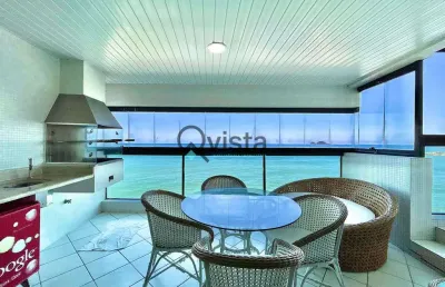 Apartamento vista mar à venda na pitangueiras no guarujá | qvista inteligência imobiliária guarujá