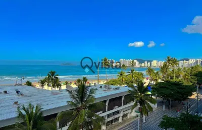 Apartamento frente praia 4 quartos 3 banheiros 2 vagas de carro  à venda na pitangueiras no guarujá