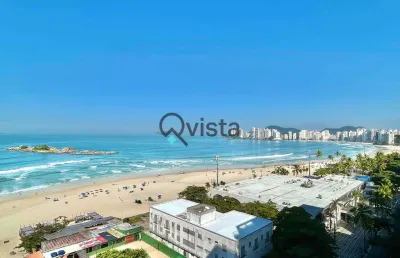 Apartamento vista mar à venda na pitangueiras no guarujá | qvista inteligência imobiliária guarujá