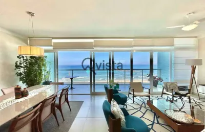 Apartamento vista mar à venda na pitangueiras no guarujá | qvista inteligência imobiliária guarujá